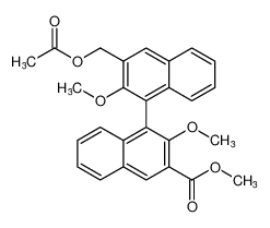 methyl 3'-(acetoxymethyl)-2,2'-dimethoxy-[1,1'-binaphthalene]-3-carboxylate CAS:194084-32-7 manufacturer & supplier