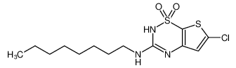 6-chloro-3-(octylamino)-2H-thieno[3,2-e][1,2,4]thiadiazine 1,1-dioxide CAS:194086-47-0 manufacturer & supplier