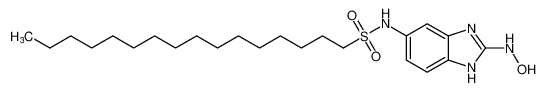 1-Hexadecanesulfonamide,N-[2-(hydroxyamino)-1H-benzimidazol-5-yl]- CAS:194087-09-7 manufacturer & supplier