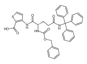 3-[(S)-2-Benzyloxycarbonylamino-4-(trityl-carbamoyl)-butyrylamino]-thiophene-2-carboxylic acid CAS:194088-59-0 manufacturer & supplier