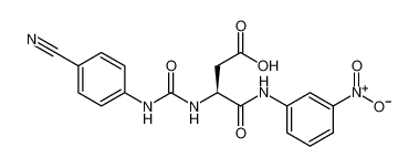 (S)-3-(3-(4-cyanophenyl)ureido)-4-((3-nitrophenyl)amino)-4-oxobutanoic acid CAS:194095-87-9 manufacturer & supplier