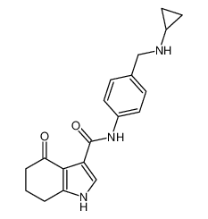 N-(4-((cyclopropylamino)methyl)phenyl)-4-oxo-4,5,6,7-tetrahydro-1H-indole-3-carboxamide CAS:194098-31-2 manufacturer & supplier