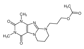 9-(3-acetoxy-propyl)-1,3-dimethyl-6,7,8,9-tetrahydro-1H-pyrimido[2,1-f]purine-2,4-dione CAS:19410-51-6 manufacturer & supplier