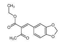 2-acetyl-3-benzo[1,3]dioxol-5-yl-acrylic acid ethyl ester CAS:19411-82-6 manufacturer & supplier