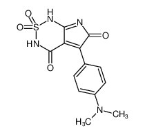 5-(4-(dimethylamino)phenyl)pyrrolo[2,3-c][1,2,6]thiadiazine-4,6(1H,3H)-dione 2,2-dioxide CAS:194149-15-0 manufacturer & supplier