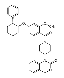 1-(1-(2-methoxy-4-(((1R,2R)-2-phenylcyclohexyl)oxy)benzoyl)piperidin-4-yl)-1,4-dihydro-2H-benzo[d][1,3]oxazin-2-one CAS:194151-11-6 manufacturer & supplier