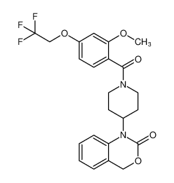 1-(1-(2-methoxy-4-(2,2,2-trifluoroethoxy)benzoyl)piperidin-4-yl)-1,4-dihydro-2H-benzo[d][1,3]oxazin-2-one CAS:194151-69-4 manufacturer & supplier