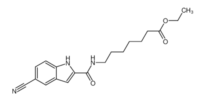 7-[(5-Cyano-1H-indole-2-carbonyl)-amino]-heptanoic acid ethyl ester CAS:194162-80-6 manufacturer & supplier