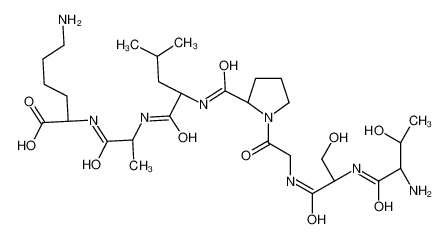 (2S)-6-amino-2-[[(2S)-2-[[(2S)-2-[[(2S)-1-[2-[[(2S)-2-[[(2S,3R)-2-amino-3-hydroxybutanoyl]amino]-3-hydroxypropanoyl]amino]acetyl]pyrrolidine-2-carbonyl]amino]-4-methylpentanoyl]amino]propanoyl]amino]hexanoic acid CAS:194205-02-2 manufacturer