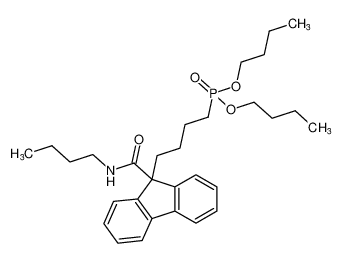 dibutyl (4-(9-(butylcarbamoyl)-9H-fluoren-9-yl)butyl)phosphonate CAS:194210-92-9 manufacturer & supplier