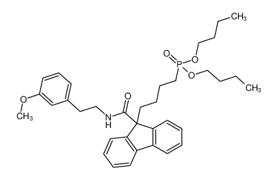 dibutyl (4-(9-((3-methoxyphenethyl)carbamoyl)-9H-fluoren-9-yl)butyl)phosphonate CAS:194211-17-1 manufacturer & supplier