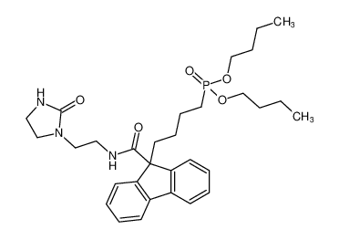 dibutyl (4-(9-((2-(2-oxoimidazolidin-1-yl)ethyl)carbamoyl)-9H-fluoren-9-yl)butyl)phosphonate CAS:194211-26-2 manufacturer & supplier