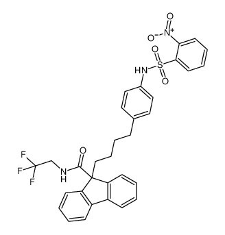 9-(4-(4-((2-nitrophenyl)sulfonamido)phenyl)butyl)-N-(2,2,2-trifluoroethyl)-9H-fluorene-9-carboxamide CAS:194212-56-1 manufacturer & supplier