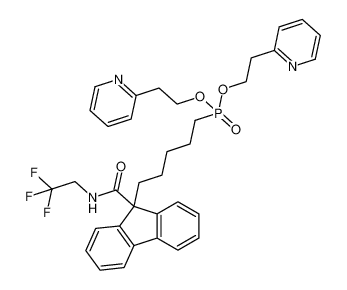 bis(2-(pyridin-2-yl)ethyl) (5-(9-((2,2,2-trifluoroethyl)carbamoyl)-9H-fluoren-9-yl)pentyl)phosphonate CAS:194214-27-2 manufacturer & supplier