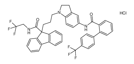 N-(2,2,2-trifluoroethyl)-9-(3-(5-(4'-(trifluoromethyl)-[1,1'-biphenyl]-2-carboxamido)indolin-1-yl)propyl)-9H-fluorene-9-carboxamide hydrochloride CAS:194215-46-8 manufacturer & supplier