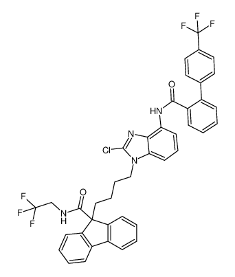 9-(4-(2-chloro-4-(4'-(trifluoromethyl)-[1,1'-biphenyl]-2-carboxamido)-1H-benzo[d]imidazol-1-yl)butyl)-N-(2,2,2-trifluoroethyl)-9H-fluorene-9-carboxamide CAS:194215-65-1 manufacturer & supplier