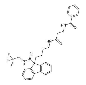 9-(4-(3-benzamidopropanamido)butyl)-N-(2,2,2-trifluoroethyl)-9H-fluorene-9-carboxamide CAS:194216-89-2 manufacturer & supplier