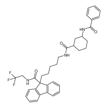 9-(5-(3-benzamidocyclohexane-1-carboxamido)pentyl)-N-(2,2,2-trifluoroethyl)-9H-fluorene-9-carboxamide CAS:194217-87-3 manufacturer & supplier