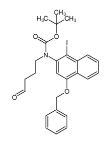 tert-butyl (4-(benzyloxy)-1-iodonaphthalen-2-yl)(4-oxobutyl)carbamate CAS:194222-17-8 manufacturer & supplier