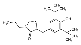 5-(3,5-di-tert-butyl-4-hydroxybenzyl)-3-propylthiazolidin-4-one CAS:194224-55-0 manufacturer & supplier