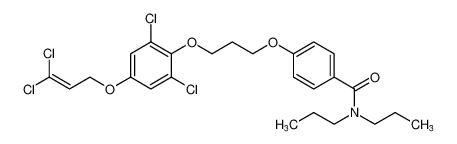 4-(3-(2,6-dichloro-4-((3,3-dichloroallyl)oxy)phenoxy)propoxy)-N,N-dipropylbenzamide CAS:194224-98-1 manufacturer & supplier