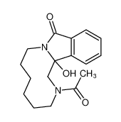 2-acetyl-14b-hydroxy-1,3,4,5,6,7,8,14b-octahydro-[1,4]diazecino[2,1-a]isoindol-10(2H)-one CAS:194227-54-8 manufacturer & supplier