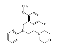 (5-fluoro-2-methoxy-benzyl)-(2-morpholin-4-yl-ethyl)-pyridin-2-yl-amine CAS:19423-12-2 manufacturer & supplier