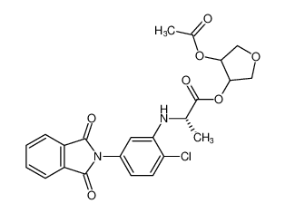 4-acetoxytetrahydrofuran-3-yl (2-chloro-5-(1,3-dioxoisoindolin-2-yl)phenyl)-L-alaninate CAS:194230-45-0 manufacturer & supplier