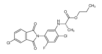 Alanine,N-[2-chloro-5-(5-chloro-1,3-dihydro-1,3-dioxo-2H-isoindol-2-yl)-4-fluorophenyl]-, propyl ester CAS:194230-93-8 manufacturer & supplier