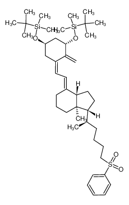 (1R,3aS,7aR)-1-((R)-5-Benzenesulfonyl-1-methyl-pentyl)-4-[2-[(3S,5R)-3,5-bis-(tert-butyl-dimethyl-silanyloxy)-2-methylene-cyclohex-(Z)-ylidene]-eth-(E)-ylidene]-7a-methyl-octahydro-indene CAS:194232-11-6 manufacturer & supplier