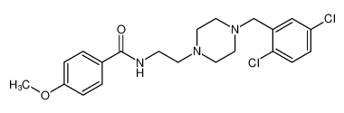 N-(2-(4-(2,5-dichlorobenzyl)piperazin-1-yl)ethyl)-4-methoxybenzamide CAS:194233-28-8 manufacturer & supplier