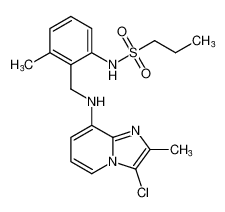 N-(2-(((3-chloro-2-methylimidazo[1,2-a]pyridin-8-yl)amino)methyl)-3-methylphenyl)propane-1-sulfonamide CAS:194234-15-6 manufacturer & supplier