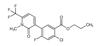 propyl 2-chloro-4-fluoro-5-(1-methyl-2-oxo-6-(trifluoromethyl)-1,2-dihydropyridin-3-yl)benzoate CAS:194237-47-3 manufacturer & supplier