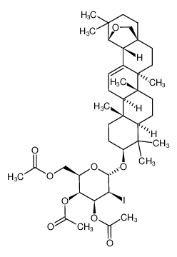 3-O-(3,4,6-tri-O-acetyl-2-deoxy-2-iodo-α-D-talo-pyranosyl)allobetulin CAS:194277-31-1 manufacturer & supplier