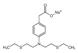 sodium 2-(4-(bis(2-(ethylthio)ethyl)amino)phenyl)acetate CAS:194288-04-5 manufacturer & supplier