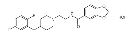 N-(2-(4-(2,5-difluorobenzyl)piperidin-1-yl)ethyl)benzo[d][1,3]dioxole-5-carboxamide hydrochloride CAS:194288-47-6 manufacturer & supplier