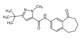 3-(tert-butyl)-1-methyl-N-(9-oxo-6,7,8,9-tetrahydro-5H-benzo[7]annulen-2-yl)-1H-pyrazole-5-carboxamide CAS:194289-96-8 manufacturer & supplier