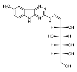 (2R,3R,4R,5S)-6-[(8-Methyl-5H-[1,2,4]triazino[5,6-b]indol-3-yl)-hydrazono]-hexane-1,2,3,4,5-pentaol CAS:194290-89-6 manufacturer & supplier