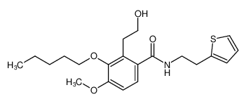 2-(2-hydroxyethyl)-4-methoxy-3-(pentyloxy)-N-(2-(thiophen-2-yl)ethyl)benzamide CAS:194357-20-5 manufacturer & supplier