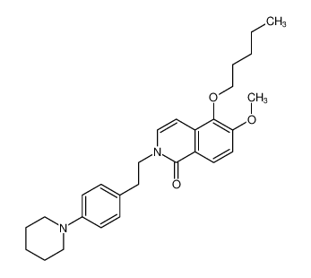 6-methoxy-5-(pentyloxy)-2-(4-(piperidin-1-yl)phenethyl)isoquinolin-1(2H)-one CAS:194359-26-7 manufacturer & supplier