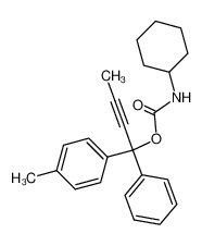 N-Cyclohexyl-carbaminsaeure-(4-(p-tolyl)-4-phenyl-butin-(2)-yl-(4))-ester CAS:19436-96-5 manufacturer & supplier