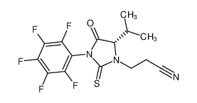 (S)-3-(5-isopropyl-4-oxo-3-(perfluorophenyl)-2-thioxoimidazolidin-1-yl)propanenitrile CAS:194410-20-3 manufacturer & supplier