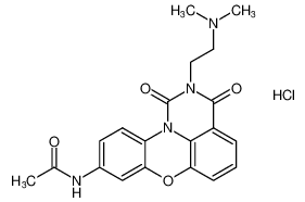 N-(2-(2-(dimethylamino)ethyl)-1,3-dioxo-2,3-dihydro-1H-pyrimido[5,6,1-kl]phenoxazin-9-yl)acetamide hydrochloride CAS:194415-39-9 manufacturer & supplier