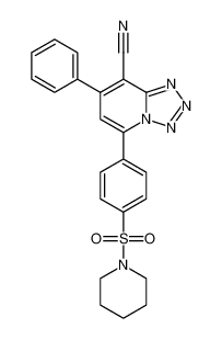 7-phenyl-5-(4-(piperidin-1-ylsulfonyl)phenyl)tetrazolo[1,5-a]pyridine-8-carbonitrile CAS:194419-10-8 manufacturer & supplier