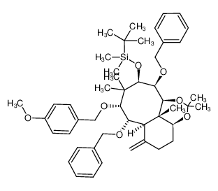 (1S,2S,3S,4R,6R,7S,8R,12S)-3,7-Dibenzyloxy-4-(tert-butyldimethylsiloxy)-2,12-(isopropylidenedioxy)-6-(p-methoxybenzyloxy)-1,5,5-trimethyl-9-methylenebicyclo[6.4.0]dodecane CAS:194420-19-4 manufacturer & supplier