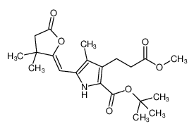 tert-butyl (Z)-5-((3,3-dimethyl-5-oxodihydrofuran-2(3H)-ylidene)methyl)-3-(3-methoxy-3-oxopropyl)-4-methyl-1H-pyrrole-2-carboxylate CAS:194421-86-8 manufacturer & supplier