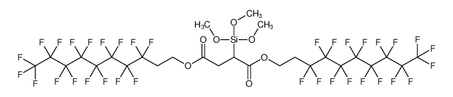 Butanedioic acid, (trimethoxysilyl)-,bis(3,3,4,4,5,5,6,6,7,7,8,8,9,9,10,10,10-heptadecafluorodecyl) ester CAS:194427-43-5 manufacturer & supplier