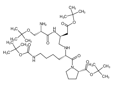 (S)-1-{(S)-2-[(S)-2-((S)-2-Amino-3-tert-butoxy-propionylamino)-3-tert-butoxycarbonyl-propylamino]-6-tert-butoxycarbonylamino-hexanoyl}-pyrrolidine-2-carboxylic acid tert-butyl ester CAS:194484-84-9 manufacturer & supplier