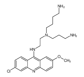 N1-(3-aminopropyl)-N1-(2-((6-chloro-2-methoxyacridin-9-yl)amino)ethyl)butane-1,4-diamine CAS:194539-97-4 manufacturer & supplier