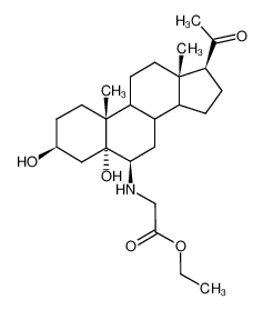 3β,5α-Dihydroxy-20-oxo-6β-ethoxycarbonylmethylamino-pregnan CAS:19454-83-2 manufacturer & supplier